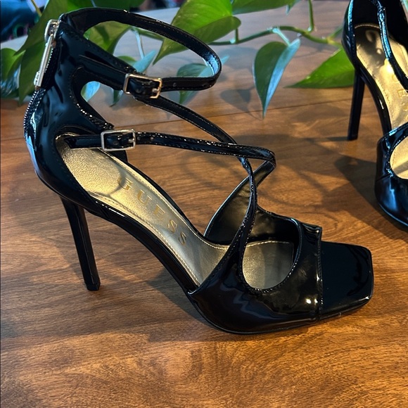 Guess Black Strappy Heels - Picture 3 of 8
